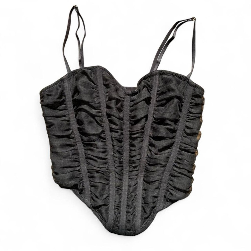 Urban outfitters black corset top size small